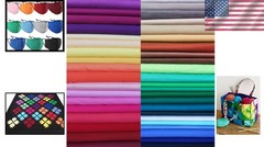 Precut Cotton Fabric Squares 50 Pcs 10 Inch Multi Color for Quilting Projects