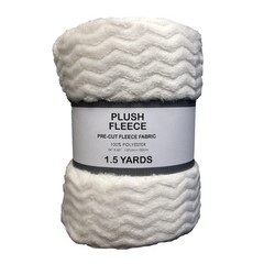 RTC Fabrics Chevron Fleece 60″ x 1.5 yd 100% Polyester Pre-cut Fleece Fabric