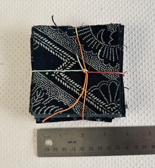 Japanese Boro Sashiko Kasuri Katazome Aizome Bundle. For Craft and Junk Journal