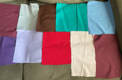 Cotton Percale Fabric Scraps Vintage Slow Stitch Junk Journals Crafts 4 oz – New
