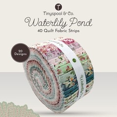 Impressionist Art Inspired Jelly Roll Cotton Strips for Quilting – 44” Length