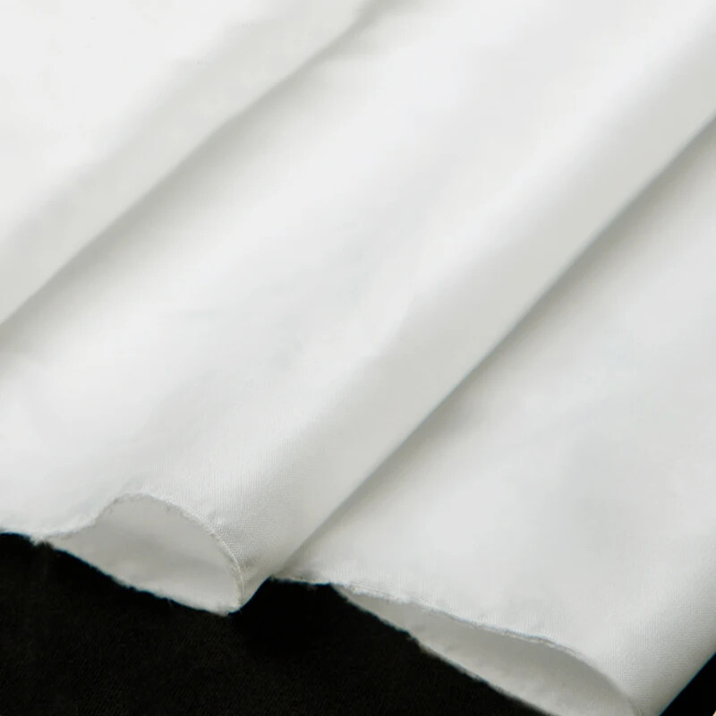 58” Wide By Yards Natural White Down Proof Lining 320T Polyester Cire Taffeta