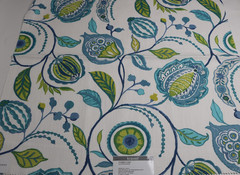 Kravet Clarke & Clarke Fabric Remnant 26″x26″ “Kayo” Color: Apple Denim