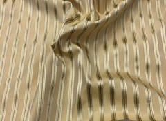 100% Silk fabric by Scalamandre, 54 inches wide, taffeta/satin multi stripe