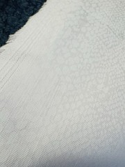 NEW Quality UPHOLSTERY FABRIC Classic White Reticulate SNAKE SKIN 3 YARDS 50″ W