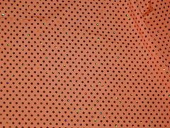 NYLON LYCRA® SPANDEX Orange stretch fabric fancy hologram material dot fabric