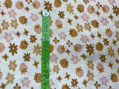 100% Knitted Cotton Jersey 260gsm- Digitally Printed Strawberry Floral Print