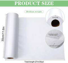 Medium Weight Interfacing Fabric for Sewing: White 11.6″ X 30Yd Iron on Non-Wove
