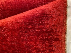 PIERRE FREY Paris Palladio Cerise HAND WOVEN Fabric w/Knit Back $425 Retail BTY
