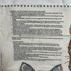 Vintage VIP Cranston Cat Applique Fabric Panel Cut & Sew Kit Uncut 18×44