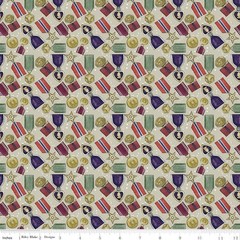 American Honor ~ 5″ x 5″ Squares, Riley Blake $3.99 Ships ANY Amount Of Fabric