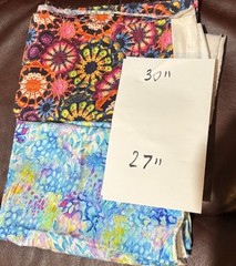 Fabrics Abstract Lot 100% Cotton More Than 2 Yards Total Remands