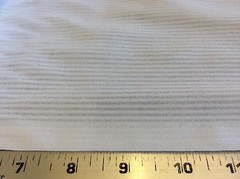 SPECHLER-VOGEL SKIPDENT WHITE TONAL STRIPE-60 INCH- BY THE YARD