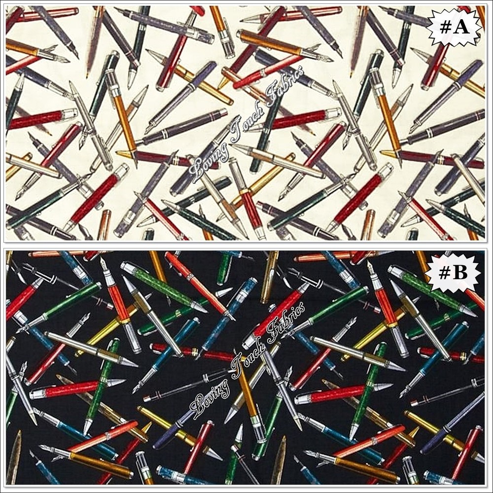 BENARTEX KANVAS STUDIO “LAW LIBRARY THE MIGHTY PEN #05186 FABRICS (SELECTION)