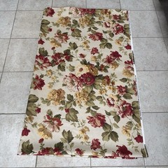 Vintage Magnolia Home Fashion Fabric 1998 Floral Cotton Designer Irregular Cut