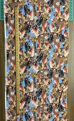 HILARIOUS WILD SAFARI ANIMALS FLANNEL FABRIC FQ