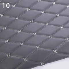 100x158cm Faux Leather Quilted PVC Fabric Car Interior Upholstery Mat