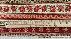 Peggy Toole for Robert Kaufman Holiday Flourish Floral Stripes 2 yds