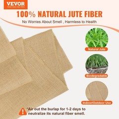 Sturdy 40in x 150ft Burlap Roll Biodegradable 50×50 Jute Fabric