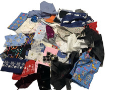 4+ LB Fabric Scrap Lot Mixed Lace Sheer Novelty Prints Sewing Craft DIY Bundle