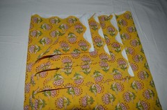 NO TARRIF CHARGES 100%✅ZK_184 Hand Block Floral Print 100%Cotton 1 Yard Fabric