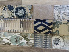 Lot Of 9 Upholstery Fabric Samples 27″ X 13.5″ New