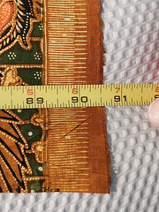 Java Indonesia batik 90×40″ ethnic fabric piece unwashed