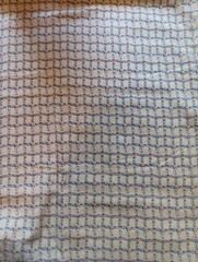 Vtg Micro Flowers Vine Cotton Fabric Trellis Lattice 42 x 2 1/3 Yds Cottagecore