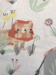 Jungle Animals In Grass Super Snuggle Cotton Flannel Fabric BTY