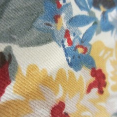 RALPH LAUREN VTG. FABRIC 10.4 YDS. SIMILAR TO DYLAN’S GROVE FLORAL/STRIPE