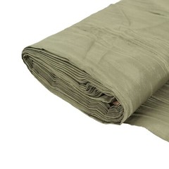 54″ x 10 yards DUSTY SAGE GREEN Accordion Crinkled Taffeta FABRIC BOLT Party