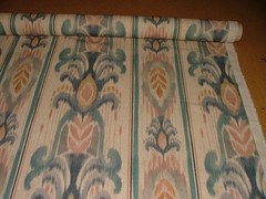 2.8 Metres iLiv Incanto Chalk Blue Ikat Curtain Upholstery Cushion Fabric