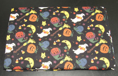 LESLIE BECK CRANSTON PRINT WORKS HALLOWEEN GHOST PUMPKIN BROOM FABRIC 96″ X 44″