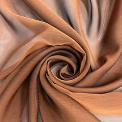 Jolene COPPER BLACK Polyester Two-Tone Chiffon Fabric by the Yard – 10135