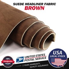Suede Headliner Fabric 1/8″ Thick Foam Upholstery Roof Liner Replacement 60″ (W)