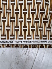 Fabric Cotton Brown Basket Weave Riverwoods No Bull 2 Yards 44″ Wide Quilt Sew