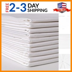 Versatile 10PC 18x21inch Solid Cotton Quilting Fabric for Creative Projects