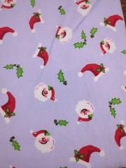 Lot of Fabric, Christmas Theme, Red, White, Green, Gold, 2lb 8oz