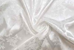 Jacquard Satin Fabric 58” Wide By Yard Brocade Charmeuse Damask Fabric Dress