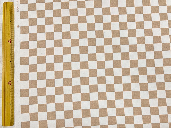 Checkerboard Oxford Cotton Fabric made in Japan Ichimatsu W110cm Sold per 50cm