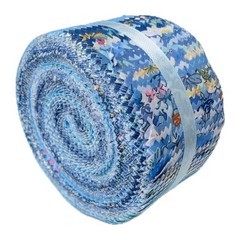 Jelly Roll Fabric 40 Precut Strips 2.5×44 Floral Cotton for Quilting DIY