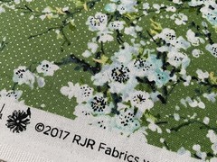Fabric First Flourish Green By RJR Fabric 42” x 45”360