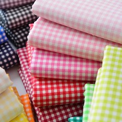 145cm Wide 4mm Cotton Gingham Check Fabric Dress Quilting Curtain Craft