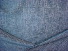 2-1/2Y Clarke & Clarke F1099 Moray Denim Herringbone Chenille Upholstery Fabric