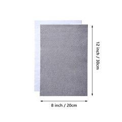 Jtnohx Self Adhesive Felt Sheets, 12 Pieces Felt Fabric with Adhesive Backing, 8
