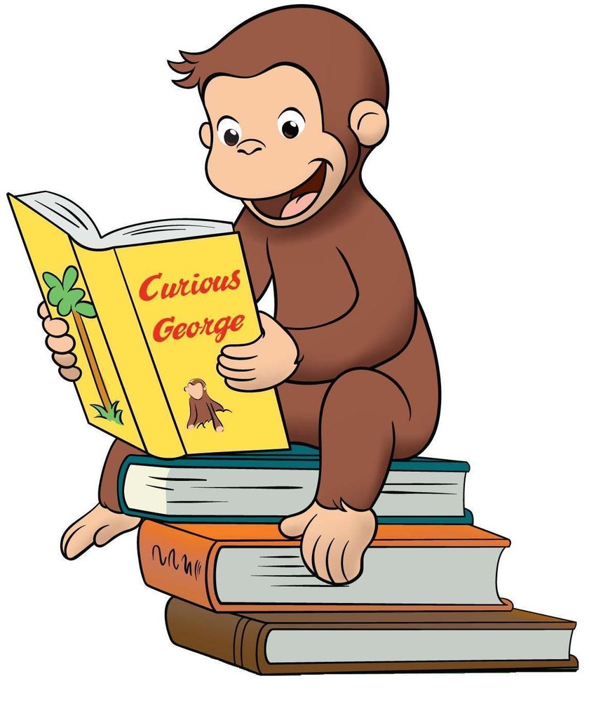 Curious George # 12 – 8 x 10 – T Shirt Iron On Transfer