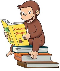 Curious George # 12 – 8 x 10 – T Shirt Iron On Transfer