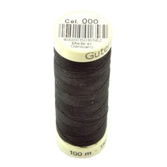 Gutermann Sew-All Thread, Polyester, Black, 100 m 5.5×1.8×1.8 cm, Black