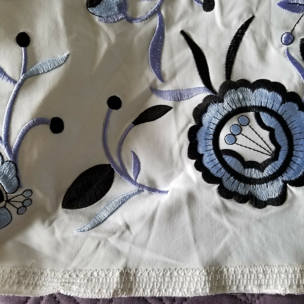 EMBROIDERED Light-Weight Floral Scuba Knit! SO CUTE!! TOTALLY UNIQUE!