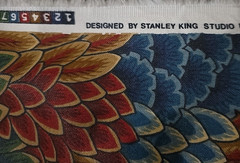 Vintage Stanley King Studio Upholstery Fabric 3.75 Yards x 54″ Multicolor